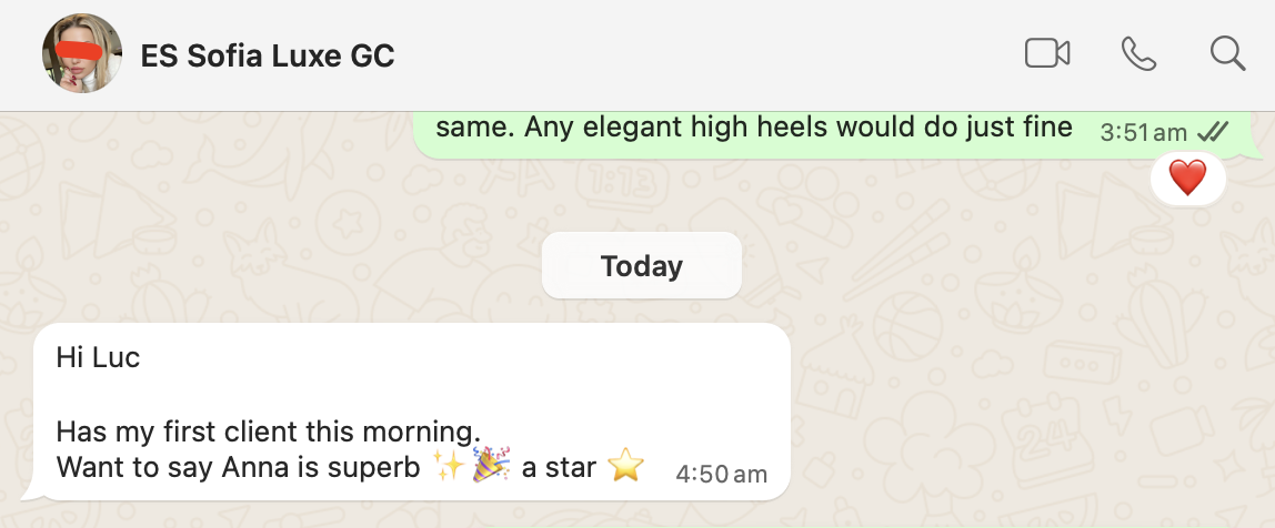 Luxe Escort Agency - Model Review 2